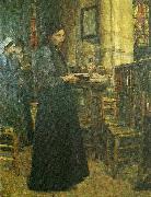 Carl Wilhelmson under tysta massan oil on canvas